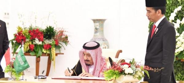 Raja Arab Saudi Salman bin Abdul Aziz al-Saud dan Presiden RI, Joko Widodo (Ist)