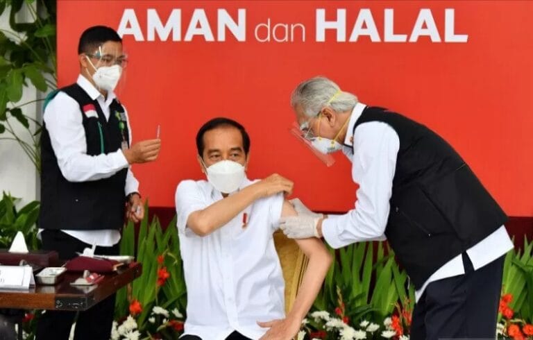 BISA GAAAK…? Jokowi: Vaksinasi Sebagai Ikhtiar Agar Indonesia Bebas Pandemi