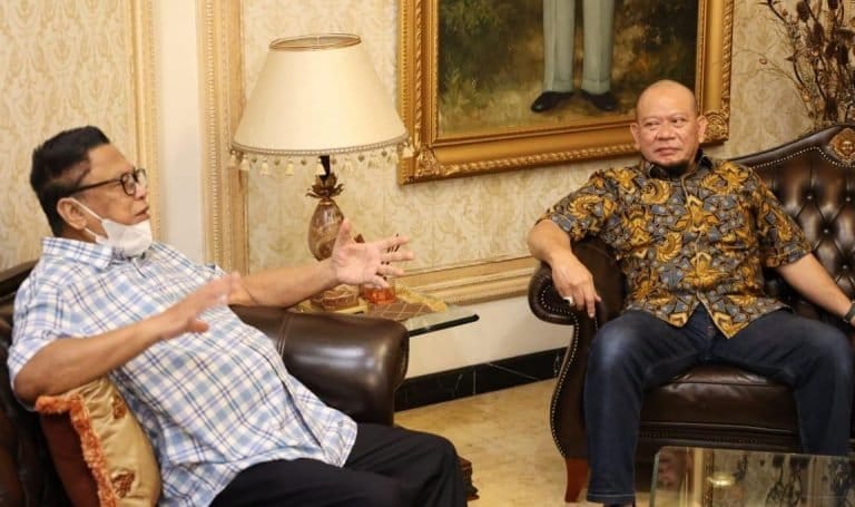 BISA GAK…? La Nyalla dan Oesman Sapta Odang Bahas Amandemen dan Capres 2024