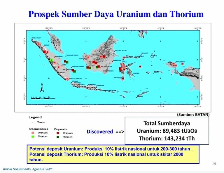 Uranium dan Thorium Percepat Kemakmuran Bangsa