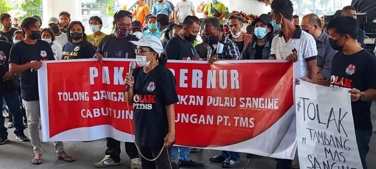 ANEH GUBERNURNYA DIAM…! Penolakan Tambang Mas Sangihe Kian Meluas
