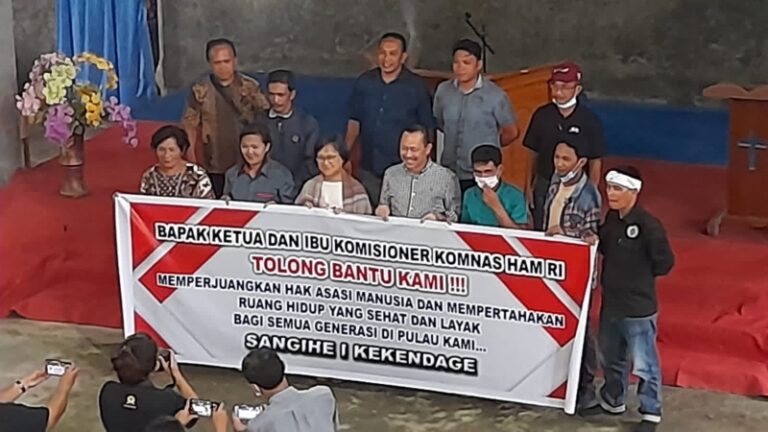 CABUT IJIN PENAMBANGAN…! Komnas HAM Akan Periksa Polda Sulut, Kementerian dan PT TMS, Sehubungan Penambangan Emas Sangihe