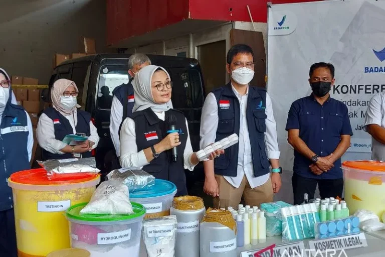 SIAPA YANG KASIH IJIN NIH..? Kosmetik Ilegal Bernilai Investasi Rp7,7 Miliar Disita BPOM Di Jakarta