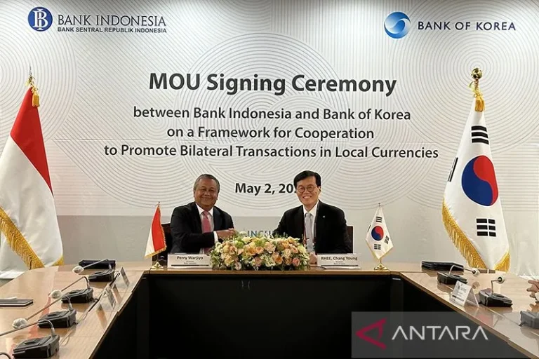 SELAMAT TINGGAL DOLLAR..! Bank Indonesia Dan Bank Of Korea Kerja Sama Pakai Mata Uang Lokal