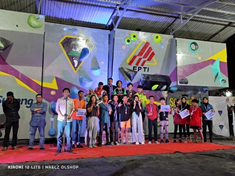 SEMANGAT NIH..! Organisasi PALADO Selenggarakan Open Turnament Bouldering Seri-2 Tahun 2023