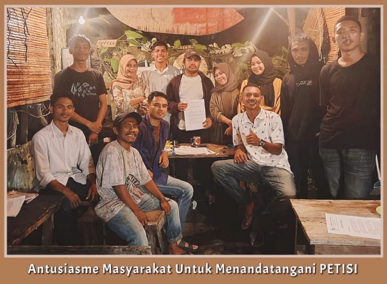 PASTIKAN HILIRASI..! Rakyat Antusias Teken “Petisi Rakyat Maluku” Soal Blok Masela: Menolak Kembali Ke Laut!
