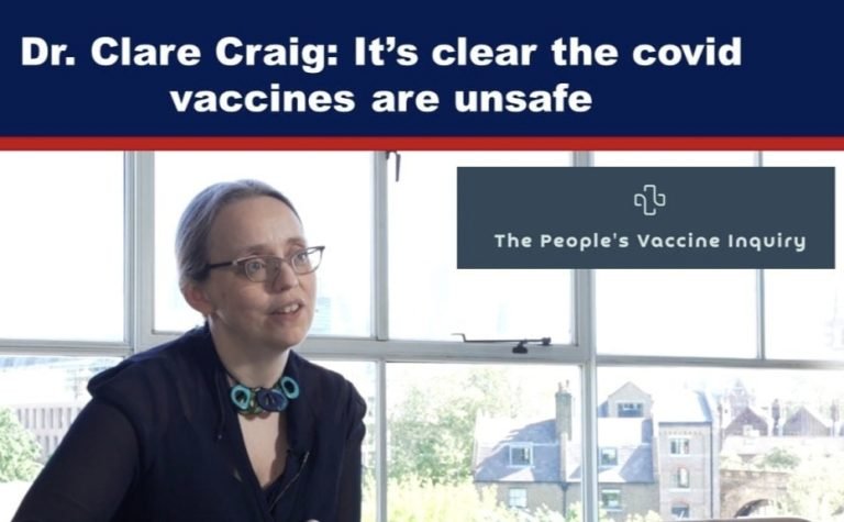 Kesaksian Dr. Clare Craig: Sudah Pasti Vaksin COVID Tidak Aman! Gimana Indonesia?