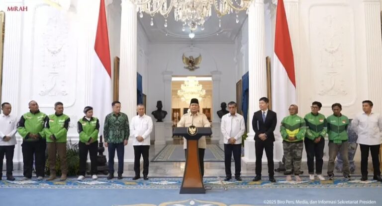 PERLU DASAR HUKUM NIH..! Diumumkan Presiden Prabowo, Ojol hingga Kurir Online Dapat THR
