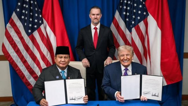 JANGAN LANGSUNG RATIFIKASI..! AS Klaim Kemenangan Deal Dagang dengan RI, Trump Banjir Pujian Pengusaha