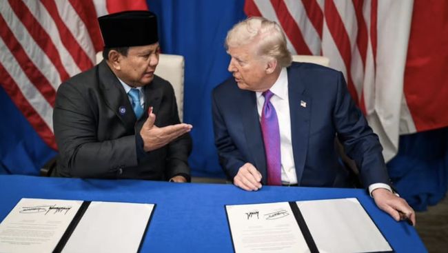 CERMATI NIH..! Begini Isi Perjanjian Dagang RI-AS yang Diteken Prabowo & Trump
