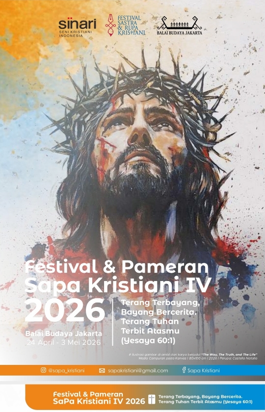 REFLEKSI IMAN..! Sastrawan dan 51 Perupa Siap Gelar Festival  Kristiani 2026