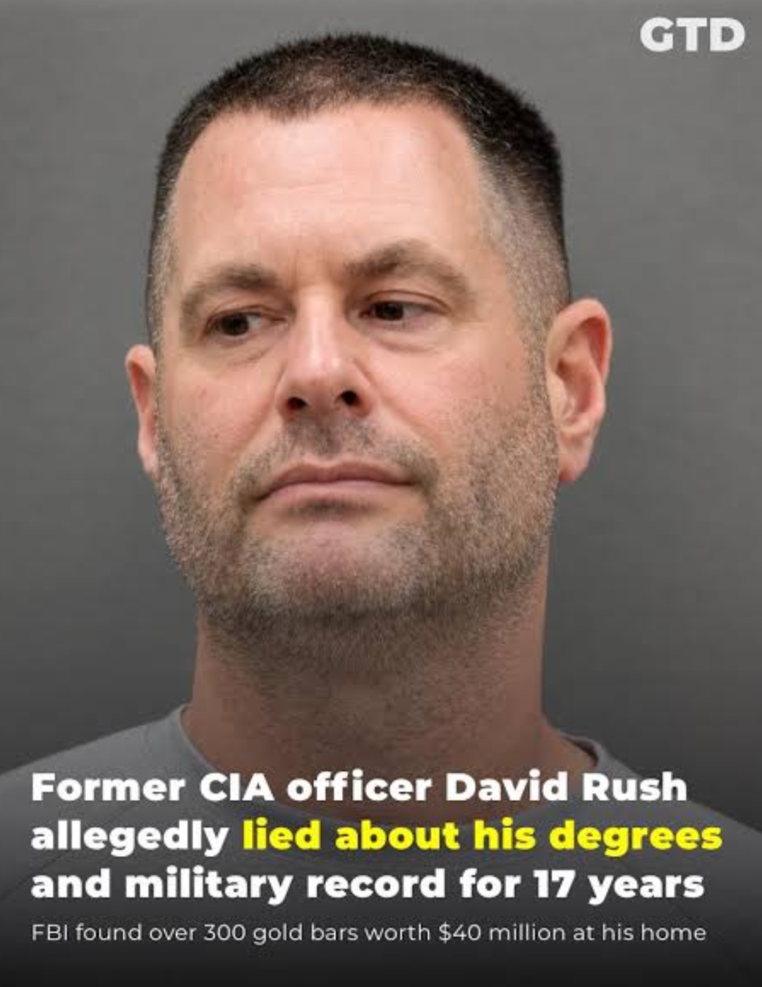Veteran CIA David Rush. (Ist)
