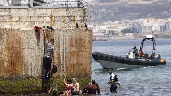 Imigran Maroko menepi di Spanyol. (Ist)