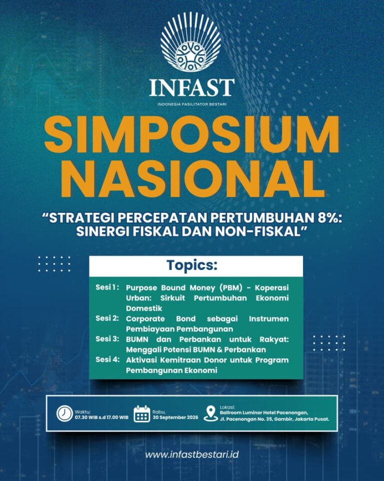 Simposium Nasional Strategi Percepatan Pertumbuhan 8%, Sinergi Fiskal dan Non-Fiskal: Menuju Pertumbuhan Ekonomi Inklusif Pro Rakyat